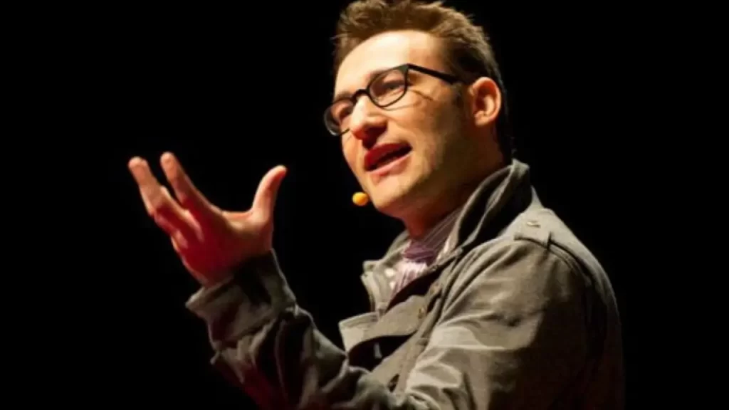 Simon Sinek explicando o conceito de liderança com propósito