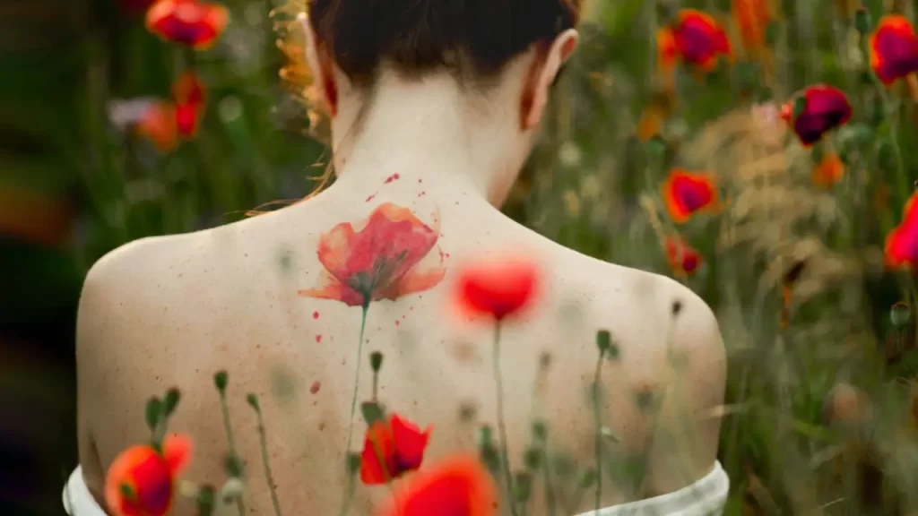 mulher em um campo de flores simbolizando a alma feminina insights e revelações
