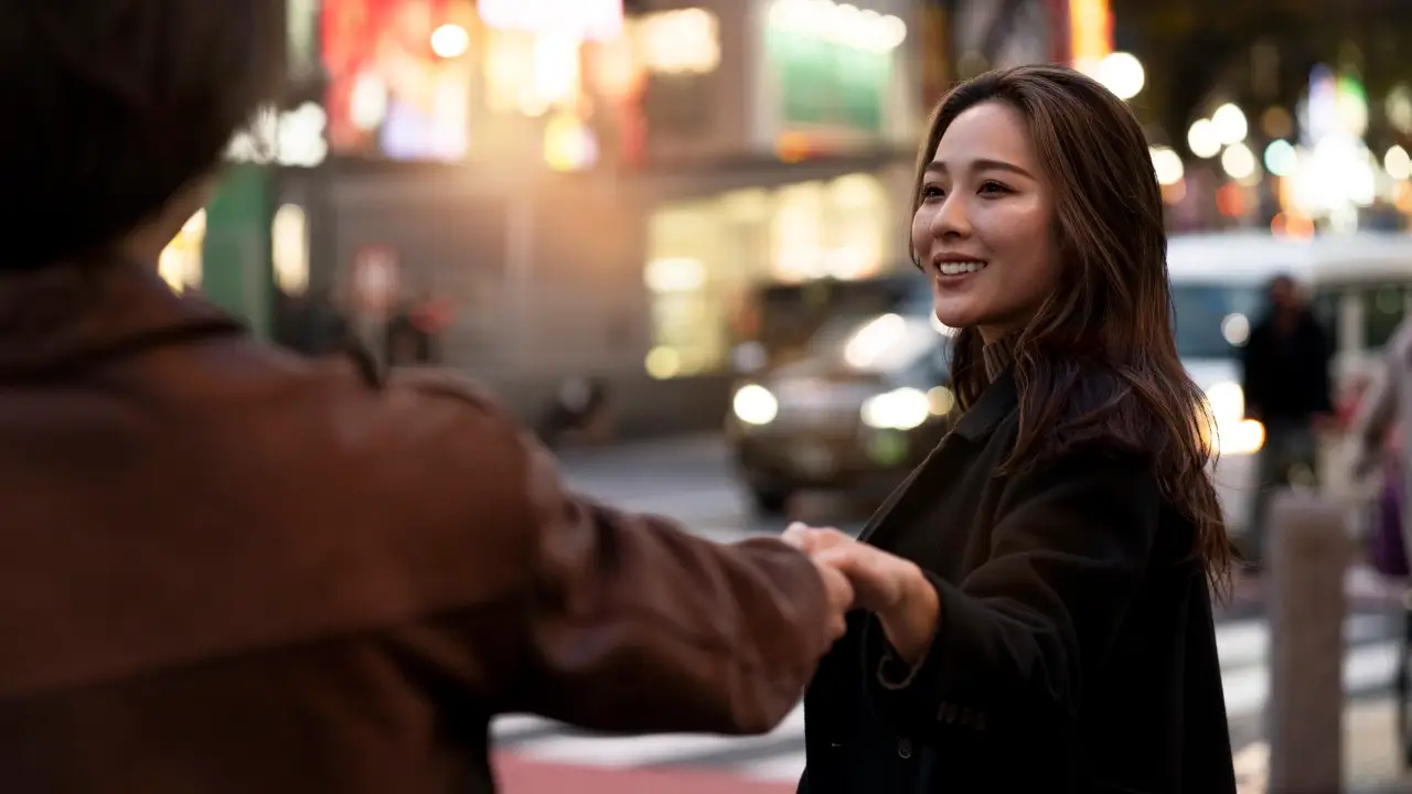 Duas pessoas se conectando com empatia através do olhar e do toque, representando a influência positiva nas relações humanas. como influenciar pessoas