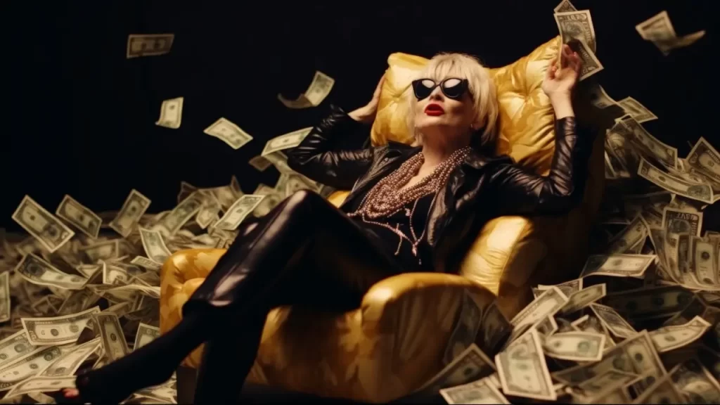 Mulher conectando-se com a energia da prosperidade espiritual