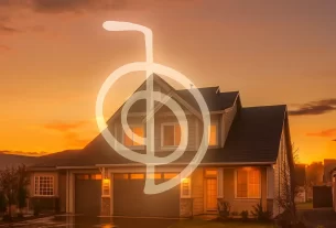 “Símbolo do Reiki abençoando a energia de uma casa sagrada