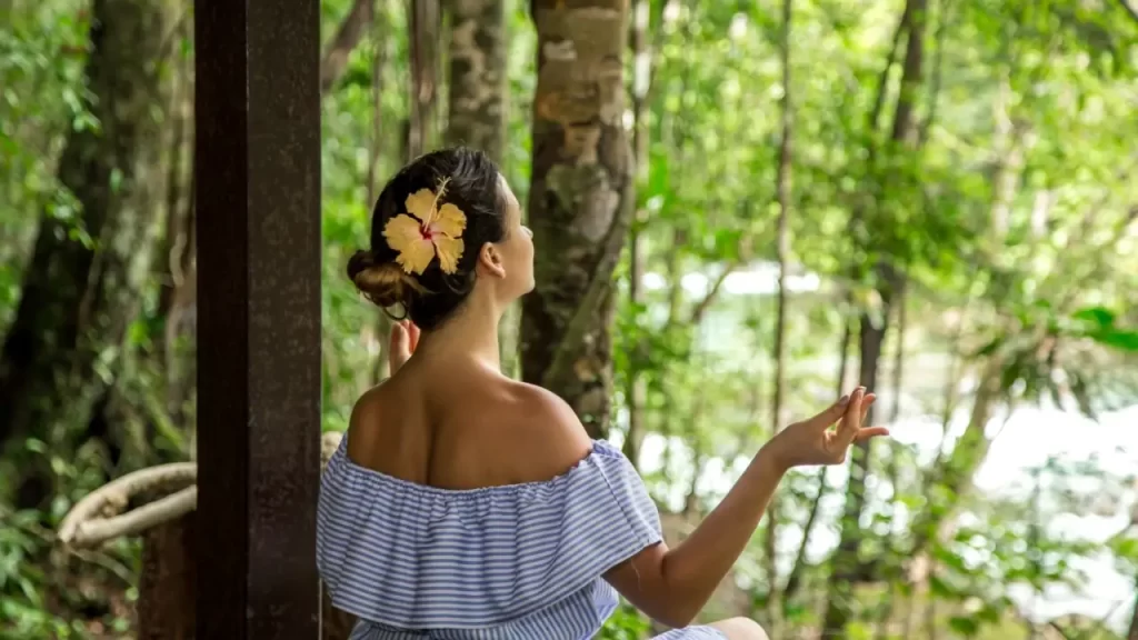 Ilustração de roda de cura com os quatro elementos da natureza, expressando os 7 Métodos de Cura para Equilíbrio Integral de forma holística e espiritual.