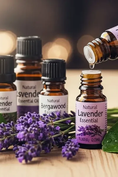 óleos essencias para ansiedade de lavanda e bergamota