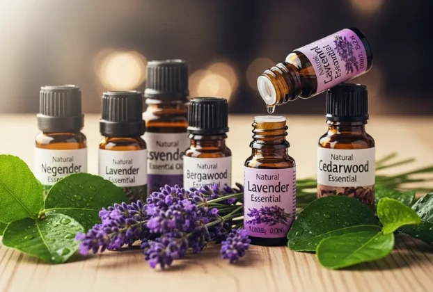 óleos essencias para ansiedade de lavanda e bergamota