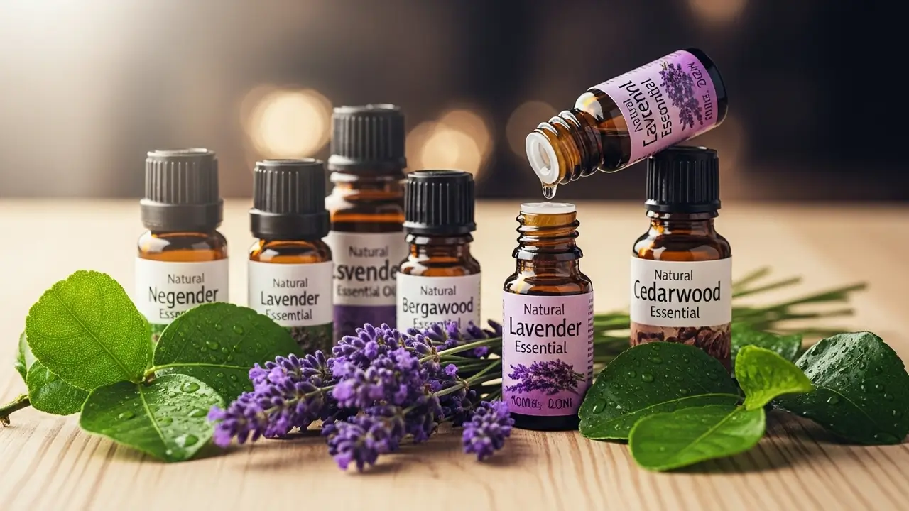 óleos essencias para ansiedade de lavanda e bergamota