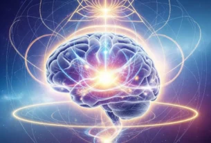 Neurociência da espiritualidade, imagem ilustrativa de um cerébro